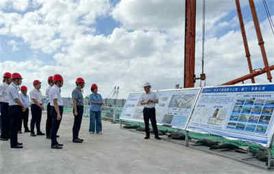 廈門市委書記崔永輝、市長伍斌調研中交三航海洋工程智能裝備產業基地 推動海洋工程裝備研發創新發展